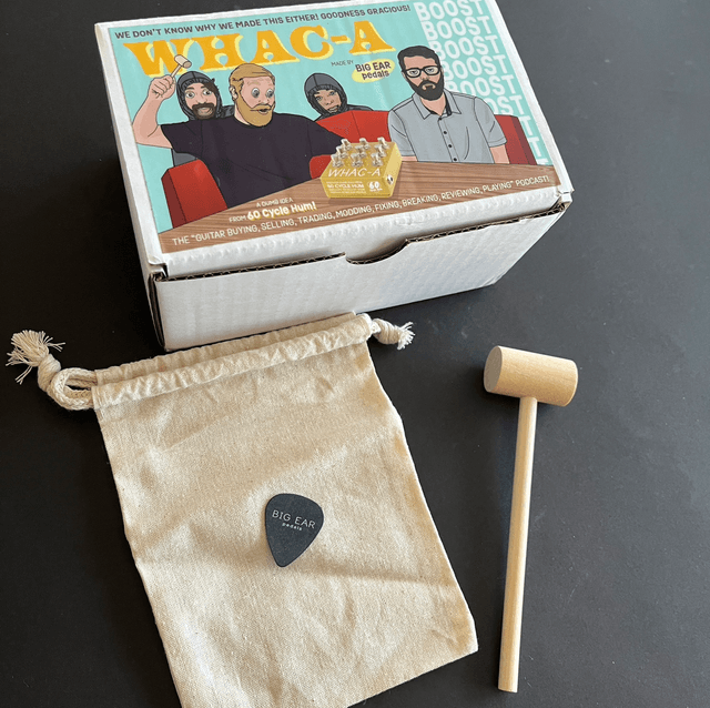 RARE 2023 Big Ear X 60 Cycle Hum Podcast COLLAB ... WHAC-A (9-in-1 BOOST) ... #56 of ONLY 60 + Limited Edition AUTOGRAPHED POSTER (+ ALL Case Candy)