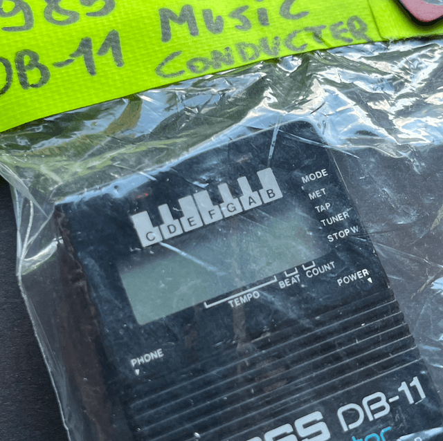 RARE 1985 Boss DB-11 Music Conductor (Metronome, Tap, Tuner, and Stop Watch / Timer)