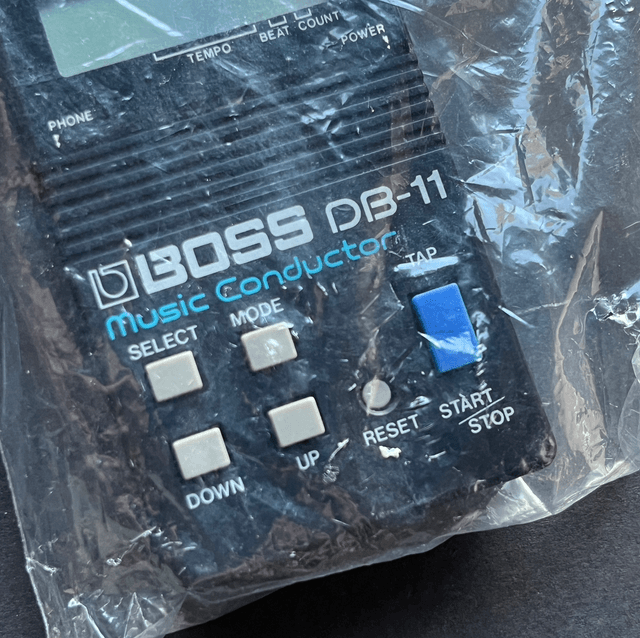 RARE 1985 Boss DB-11 Music Conductor (Metronome, Tap, Tuner, and Stop Watch / Timer)