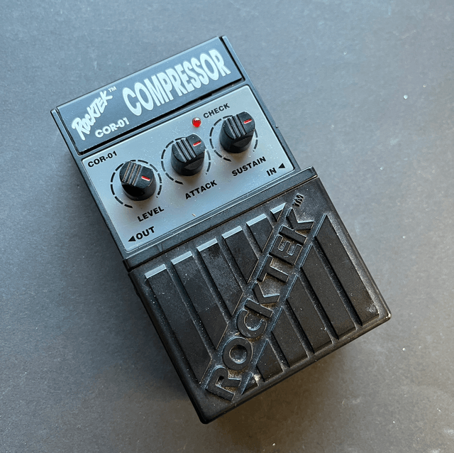 1980's RockTek Compressor COR-01 (BLACK Edition) (Inspired by Boss CS-2)