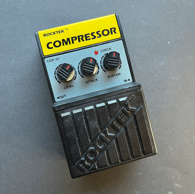 1980's RockTek Compressor COR-01 (YELLOW Edition) (Inspired by Boss CS-2) 