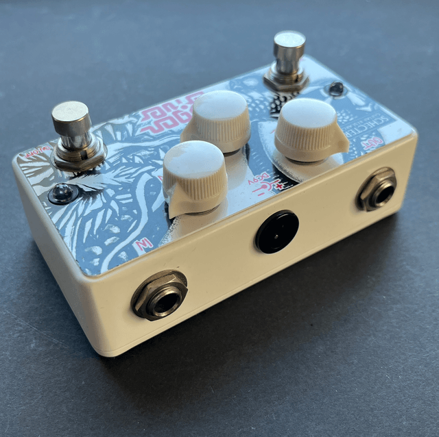 RARE 2010's Schecter Dragon Driver HIGH GAIN Overdrive + Boost (Shinichi Kobayashi SIGNATURE Pedal, full-fledged 100-watt stack amp style circuit)