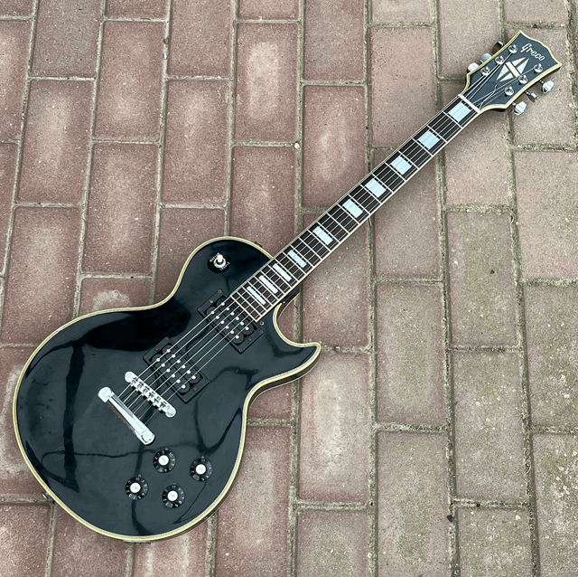  RARE 1975 Greco / Gibson EG-420B “Black Beauty” Les Paul Custom (JAPAN Lawsuit Era) + GIGBAG