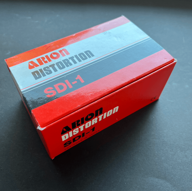 1980's Arion SDI-1 Distortion Pedal (Boss DS-1 inspired with extra Soft/Direct Switch for Versatility) NOS (new old stock with original box)