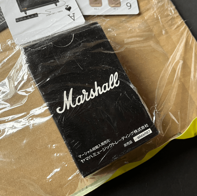 RARE Marshall Amplifiers JAPAN Exclusive Playing / Trading Cards Set (Casino, Poker, ...) features JCM800, DSL2000, Plexi, JVM410, ... and much more!