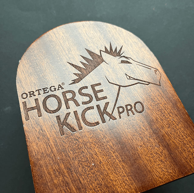 Ortega Horse Kick Pro ... Digital Percussion Stomp Box for SOLO musicians & Street performers ... with 5 Samples (Tambourine, Kick Drum, ...)