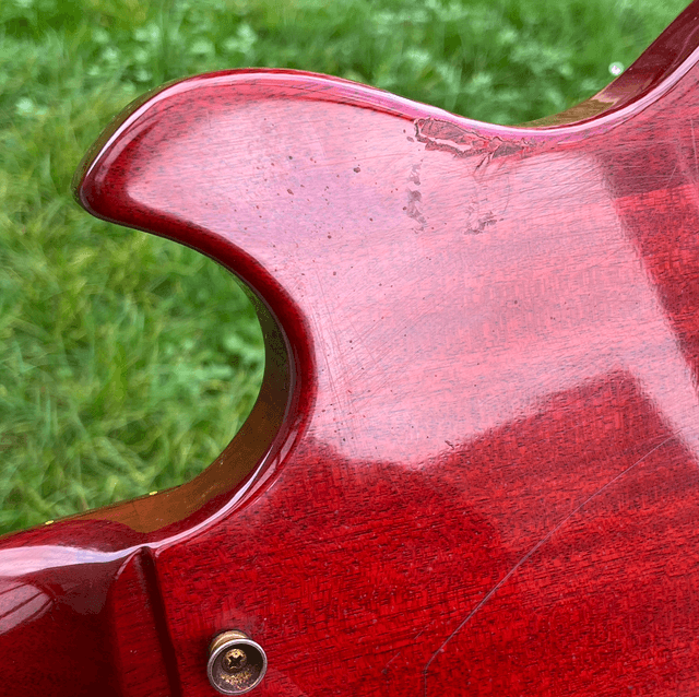RARE 1987 Burny / Gibson MM-55 “Melody Maker” ... PUNK Rock Machine MADE IN JAPAN ... Chunky Baseball Neck / Very Lightweight + ORIGINAL HARDCASE 