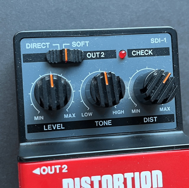 1980's Arion SDI-1 Distortion Pedal (Boss DS-1 inspired with extra Soft/Direct Switch for Versatility) NOS (new old stock with original box)