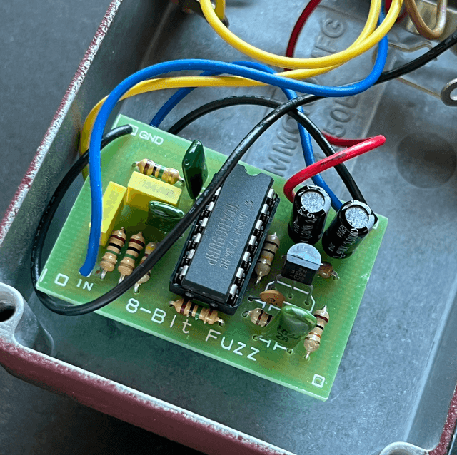 RARE 2020 Rustic 8-Bit Gated Fuzz Pedal – Handcrafted Boutique Build from Japan