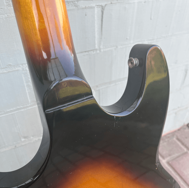 ULTRA RARE 1970's Aria Pro II LB-650 (Gibson L-9S Ripper) SET NECK version (Bill Lawrence Humbuckers / 4 Way Rotary Switch ... Gibson Grabber G-3)