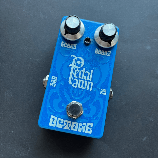  2022 Pedal Pawn Octone Fuzz Pedal - OCTAVE UP Octavia Fuzz, Hand-Wired (with Box & Case Candy)