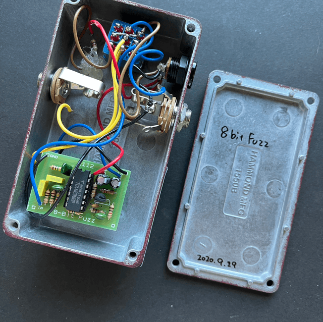 RARE 2020 Rustic 8-Bit Gated Fuzz Pedal – Handcrafted Boutique Build from Japan
