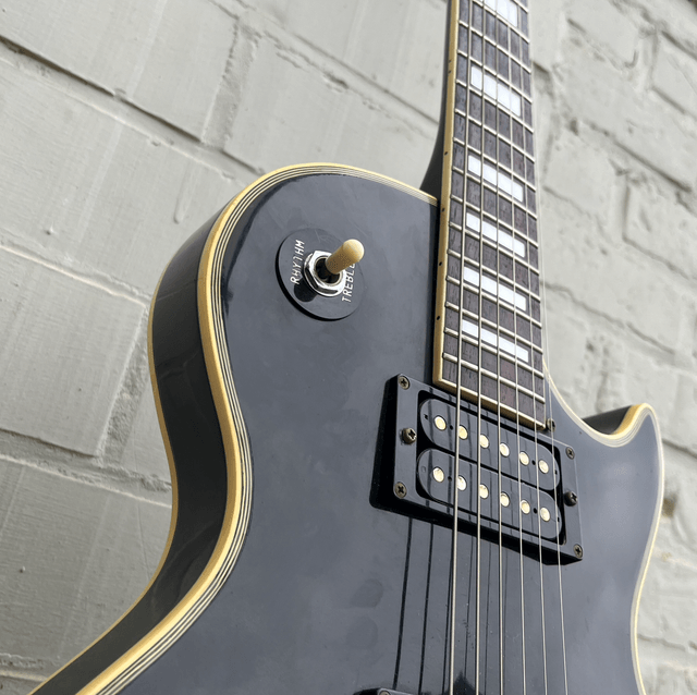  RARE 1975 Greco / Gibson EG-420B “Black Beauty” Les Paul Custom (JAPAN Lawsuit Era) + GIGBAG