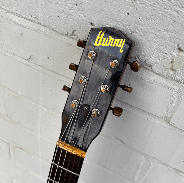 RARE 1987 Burny / Gibson MM-55 “Melody Maker” ... PUNK Rock Machine MADE IN JAPAN ... Chunky Baseball Neck / Very Lightweight + ORIGINAL HARDCASE 