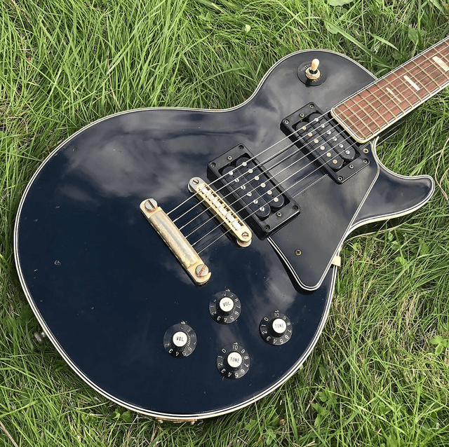 RARE 1975 Greco Les Paul &quot;Black Beauty&quot; (Gibson Les Paul Japan LAWSUIT Era)