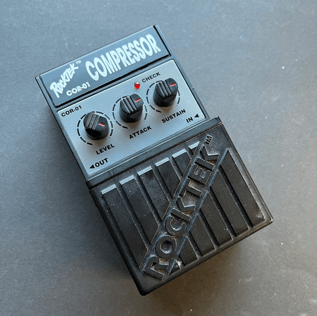 1980&#039;s RockTek Compressor COR-01 (BLACK Edition) (Inspired by Boss CS-2)