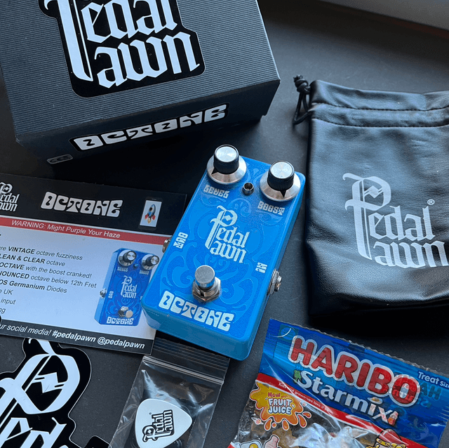  2022 Pedal Pawn Octone Fuzz Pedal - OCTAVE UP Octavia Fuzz, Hand-Wired (with Box &amp; Case Candy)