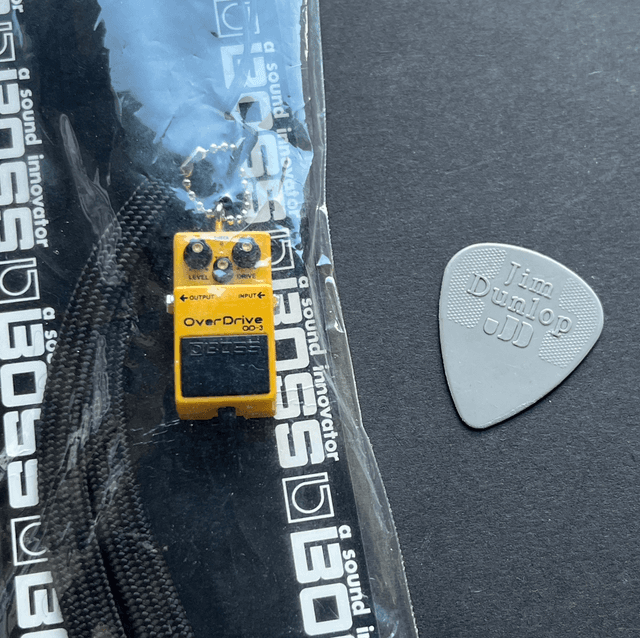  RARE 1990&#039;s Boss OD-3 KEY CHAIN (NOS SEALED) PROMO item (New Old Stock)