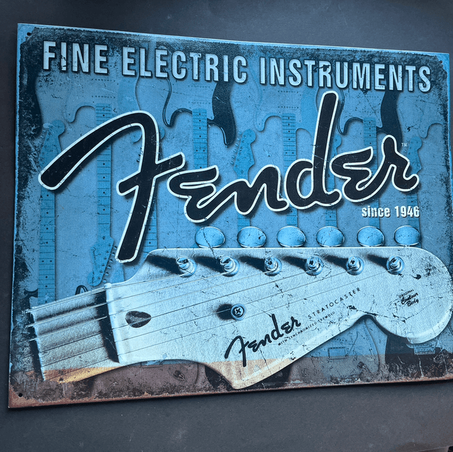 2010’s Fender HEADSTOCK Sign (DEALER)