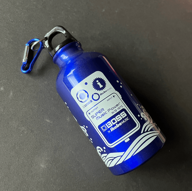 RARE 45th Anniversary BOSS x Ikebe Music Japan - Super Music Power IKB-1975 DRINKING BOTTLE