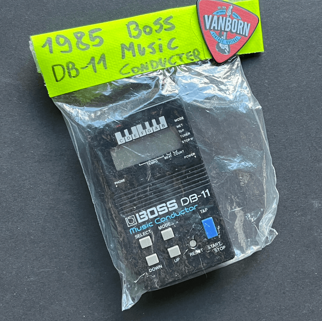 RARE 1985 Boss DB-11 Music Conductor (Metronome, Tap, Tuner, and Stop Watch / Timer)