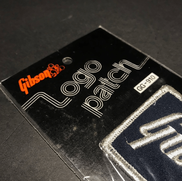 RARE 1970 Gibson LOGO Patch GG-910 Nihon (Made In Japan / NEW OLD STOCK / SEALED)